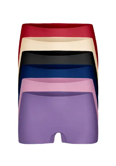 Gaubert 6-Pack dames boxershorts invisible - Onzichtbaar Gaubert 6-Pack dames boxershorts invisible - Onzichtbaar