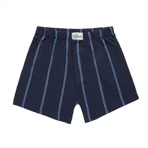 Funderwear-Fun2wear wijde heren boxershort krijtstreep - Katoenen losse boxershort met gulp Funderwear-Fun2wear wijde heren boxershort krijtstreep - Katoenen losse boxershort met gulp