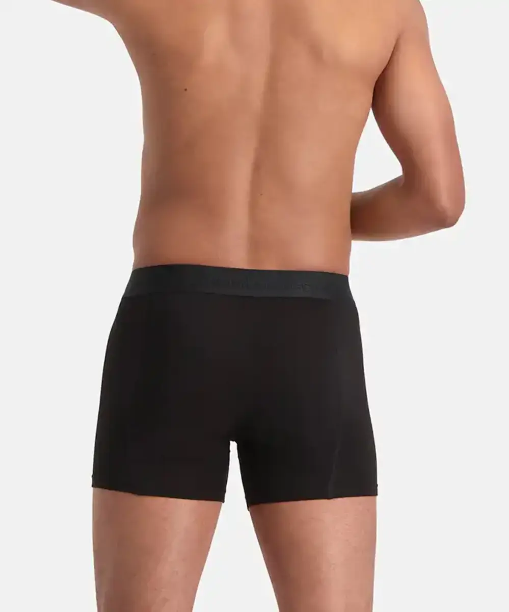 Bamboo Basics 12-pak heren boxers - Rico - Multipack bamboe heren boxershorts - Voordeelverpakking onderbroeken - Herenondergoed