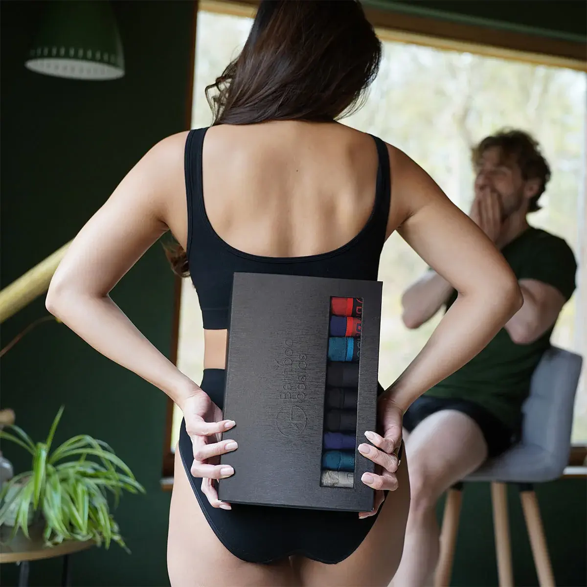 Bamboo Basics 9-pak heren boxershorts bamboe - Rico - Cadeau verpakking multipack heren onderbroeken Bamboo Basics 9-pak heren boxershorts bamboe - Rico - Cadeau verpakking multipack heren onderbroeken