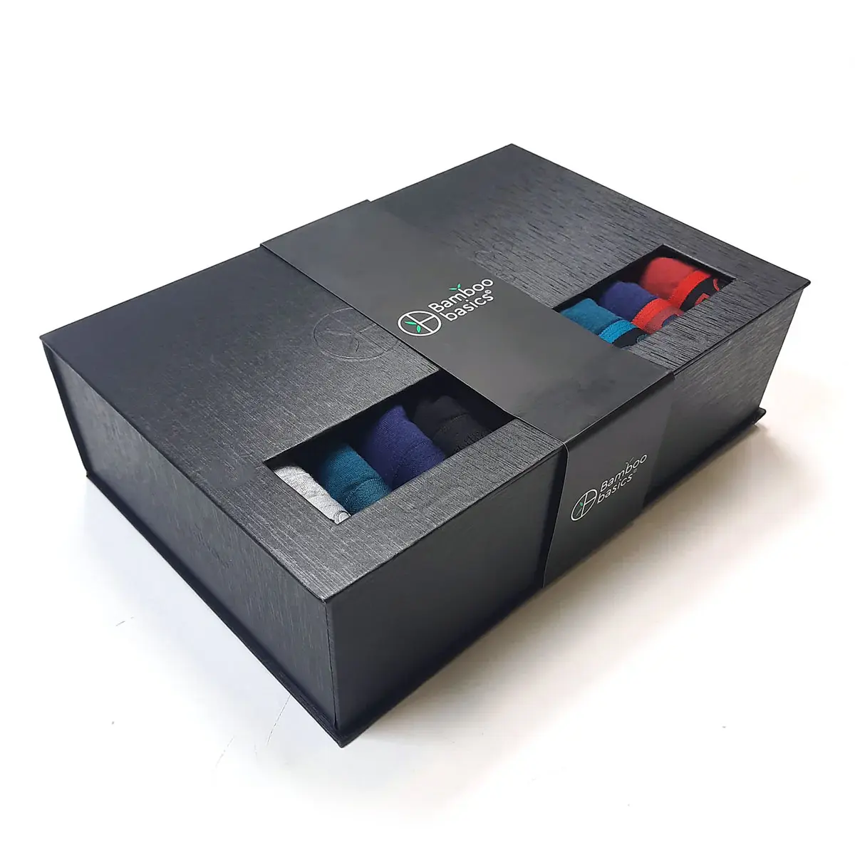 Bamboo Basics 9-pak heren boxershorts bamboe - Rico - Cadeau verpakking multipack heren onderbroeken Bamboo Basics 9-pak heren boxershorts bamboe - Rico - Cadeau verpakking multipack heren onderbroeken