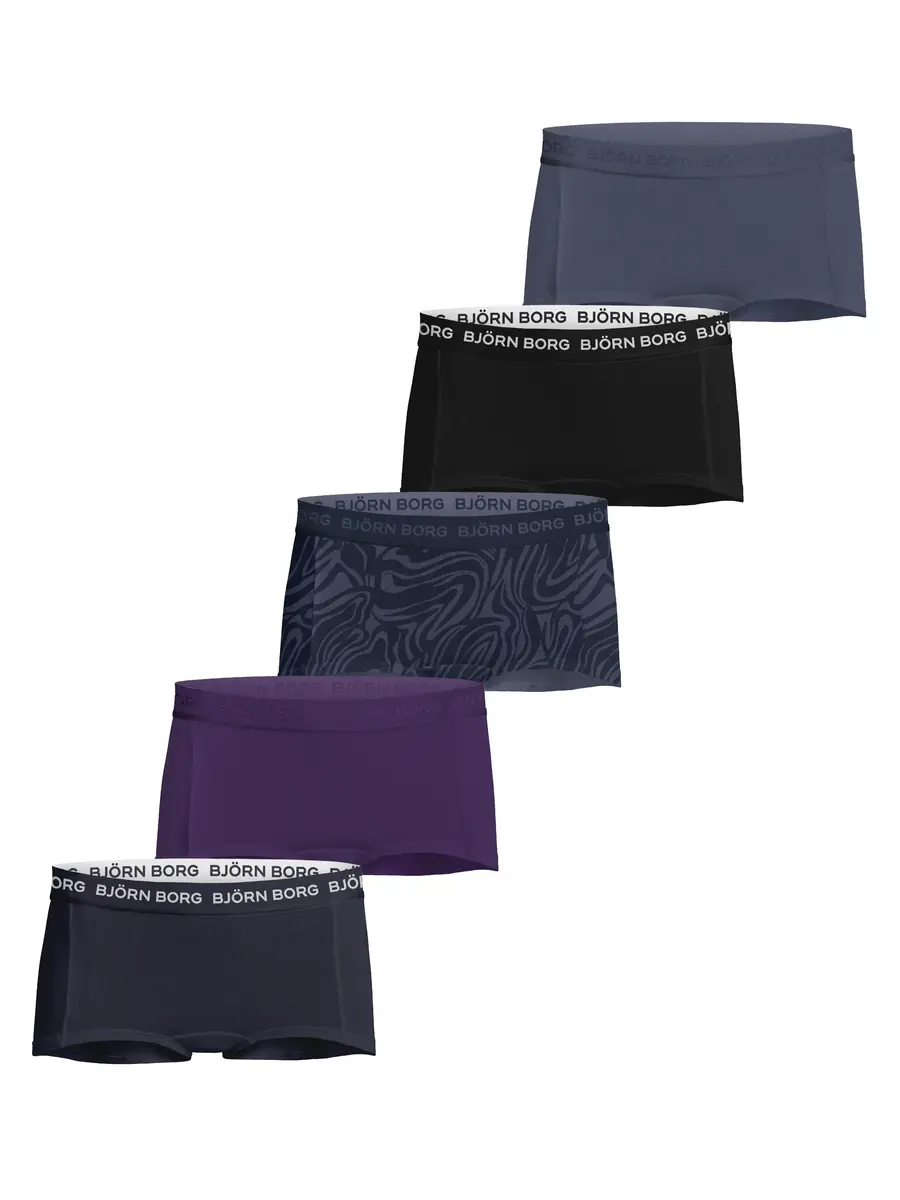 Bjorn Borg 5-Pack meisjes boxershorts - Core Minishorts