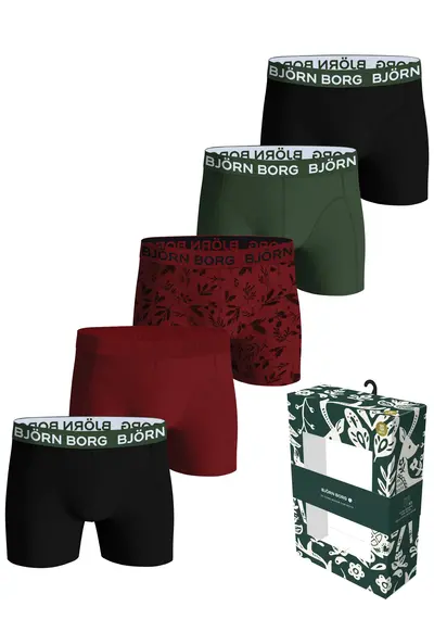 Bjorn Borg 5-Pack jongens boxershorts - Core - Gift