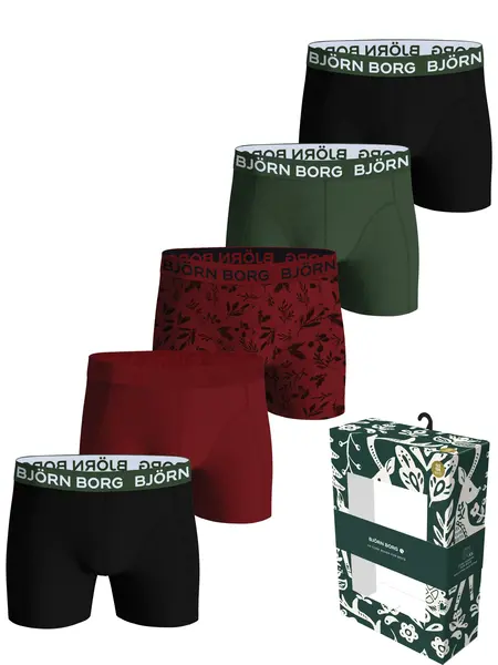Bjorn Borg 5-Pack jongens boxershorts - Core - Gift - Cadeauverpakking - Multipack Bjorn Borg 5-Pack jongens boxershorts - Core - Gift - Cadeauverpakking - Multipack
