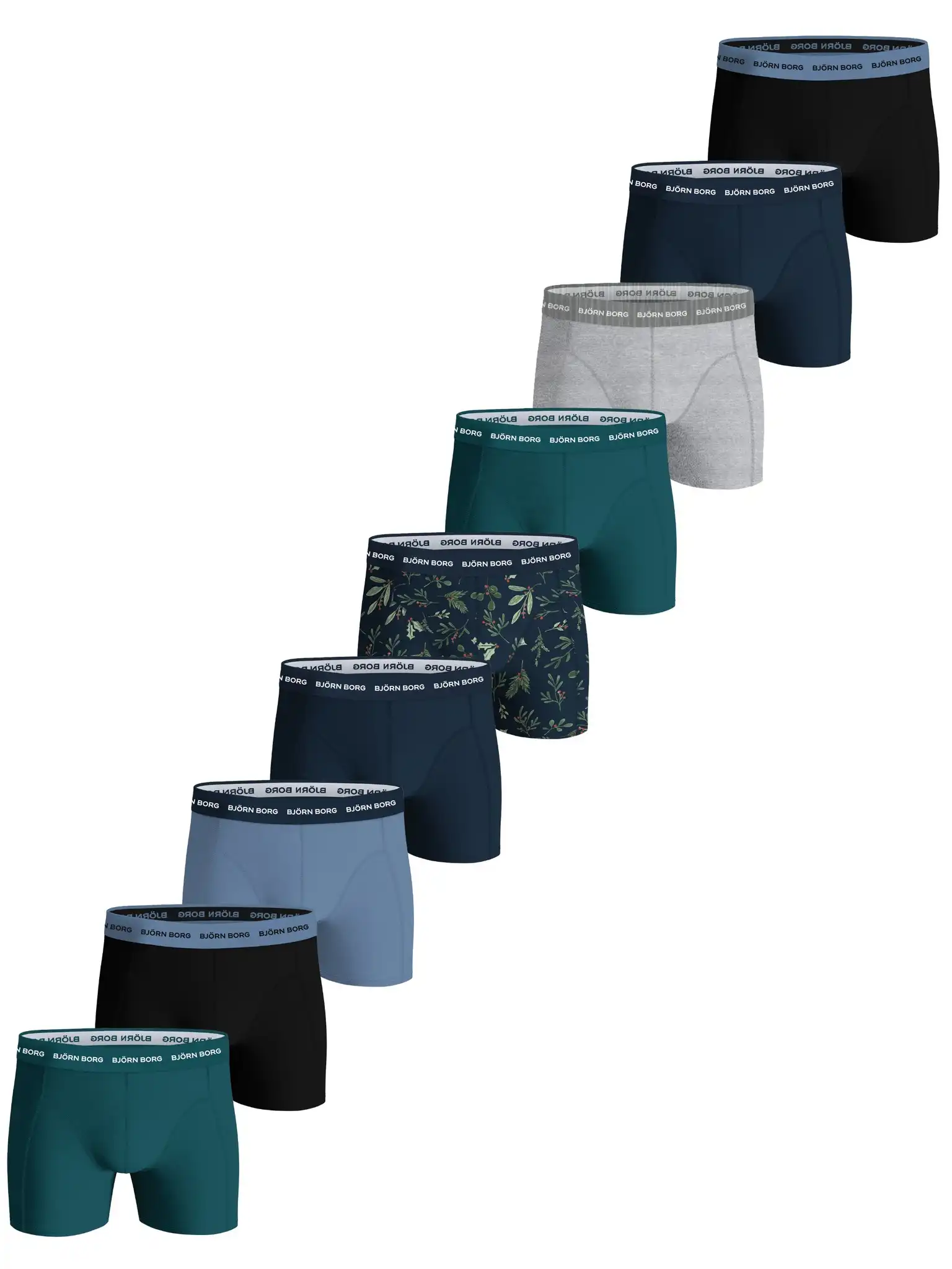 Bjorn Borg 9-pack heren boxershort - Cadeau verpakking multipack heren onderbroeken