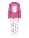 Name it kinder-meisjes pyjama katoen - Pink Unicorn - Roze katoenen kinder pyjama