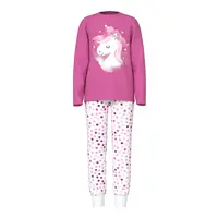 Name it kinder-meisjes pyjama katoen - Pink Unicorn