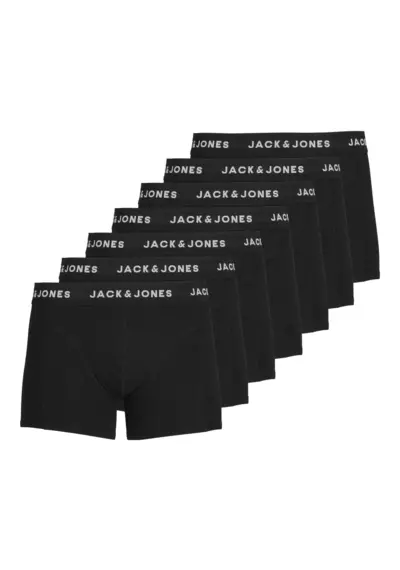Jack & Jones 7-Pack heren boxershort - Uni Black Jack & Jones 7-Pack heren boxershort - Uni Black