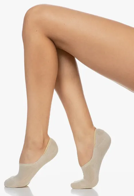 FALKE 3-paar Step High - dames footies met anti slip - Kousenvoetjes die niet afzakken - Sokken voor in loafers