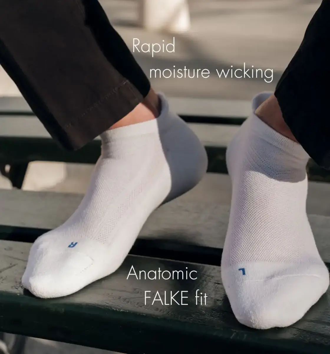 FALKE 3-paar Cool kick sneaker sokken - Enkelsokken voor dames en heren - Ademend FALKE 3-paar Cool kick sneaker sokken - Enkelsokken voor dames en heren - Ademend