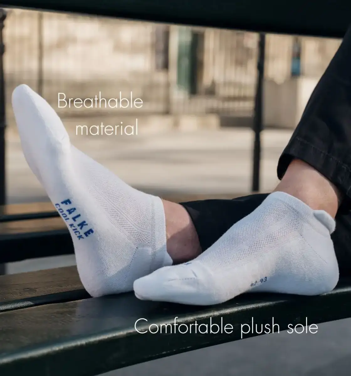 FALKE 3-paar Cool kick sneaker sokken - Enkelsokken voor dames en heren - Ademend FALKE 3-paar Cool kick sneaker sokken - Enkelsokken voor dames en heren - Ademend