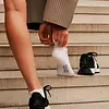 FALKE Cool Kick Sneakersokken Dames - Enkelsokken die niet afzakken - Met antislip bij de hak