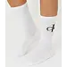 Calvin Klein 2-paar Crew sokken - Logo monogram - Katoenen witte sportsokken met badstof zool - Wit
