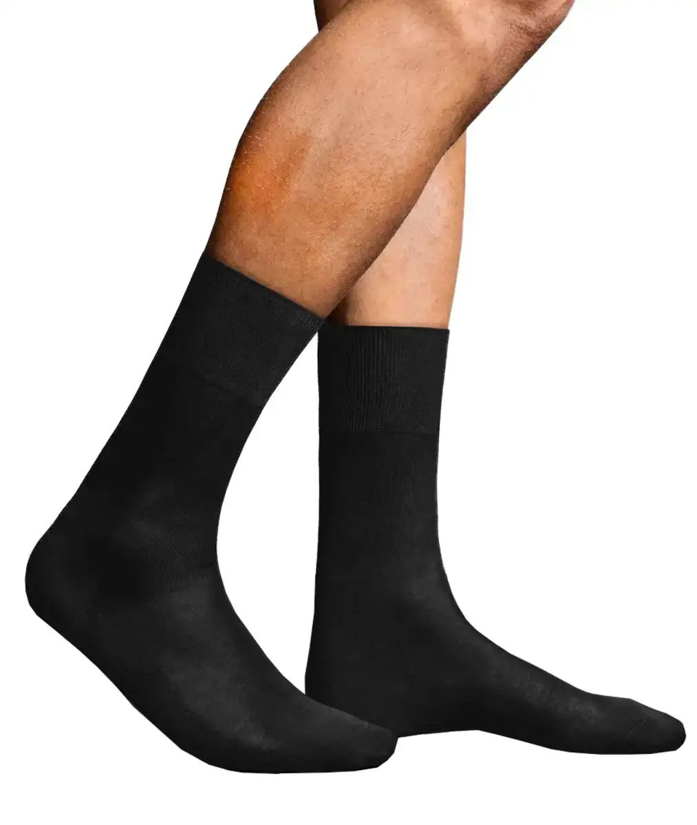 FALKE 2-paar Happy heren sokken - Katoen hoge mannen sokken - Ademend FALKE 2-paar Happy heren sokken - Katoen hoge mannen sokken - Ademend