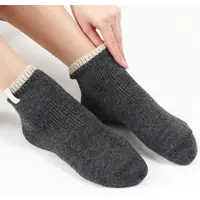 FALKE Cosy Plush - Warme wollen korte dames sokken