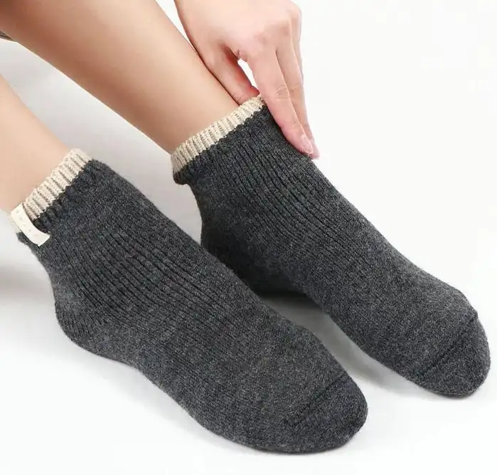 FALKE Cosy Plush - Warme wollen korte dames sokken - Huissokken - Wollen bedsokken dames - Warme sokken dames
