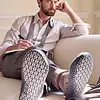 FALKE Cosyshoe pantoffels - Anti slip sokken heren - Wollen anti slip huissokken - Warm winter sokken