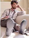 FALKE Cosyshoe pantoffels - Anti slip sokken heren - Wollen anti slip huissokken - Warm winter sokken