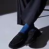 FALKE 3-paar heren wollen sokken - Airport - Hoge wollen kousen - Anti slip sokken - Vliegtuig sokken- Reis kousen