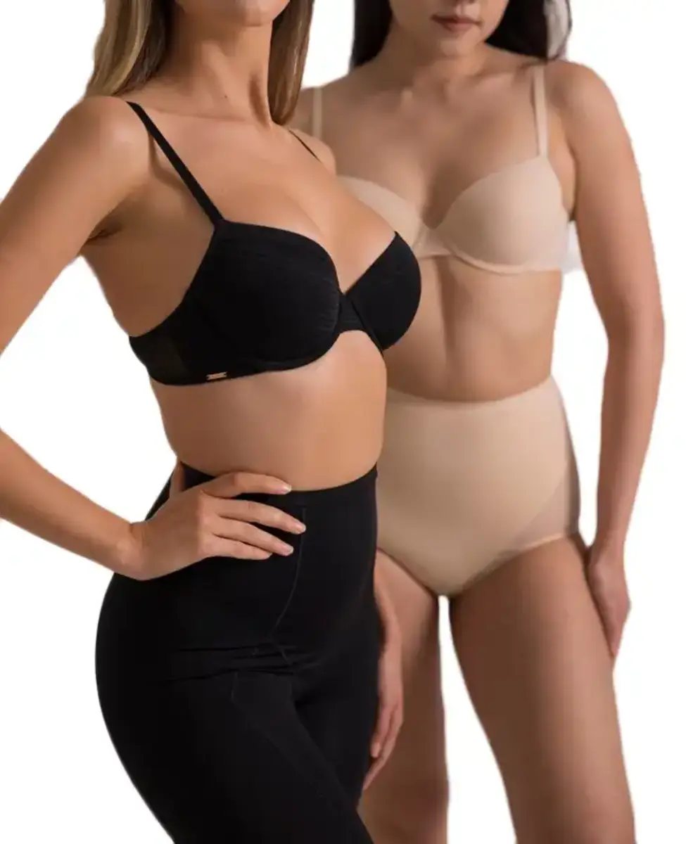 Dorina BH 2-Pack T-shirt / Beugel BH's - Louise - Multipack goedkope Bh's - Voorgevormd - Schijnt niet door