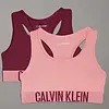 Calvin klein 2-pak meisjes Top - Ebony - Meisjes BH top katoen