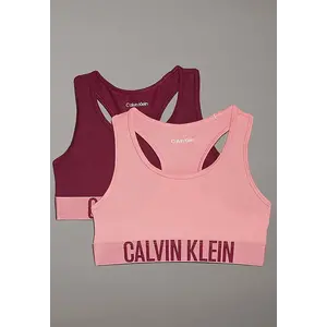 Calvin klein 2-pak meisjes Top - Ebony - Meisjes BH top katoen