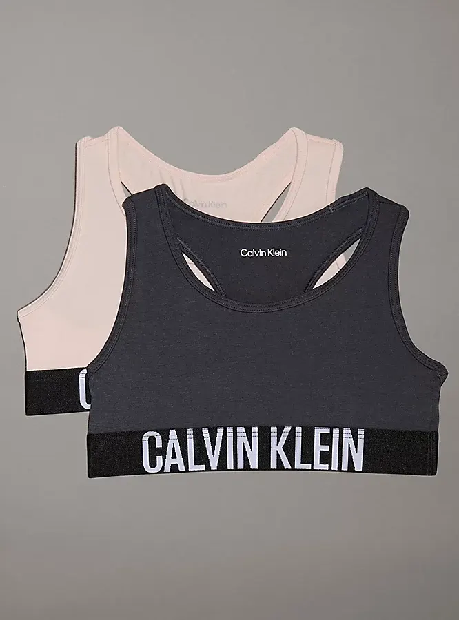 Calvin klein 2-pak meisjes Top - Ebony