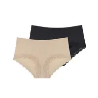 Dorina 2-pack midi slip dames kant - Evie