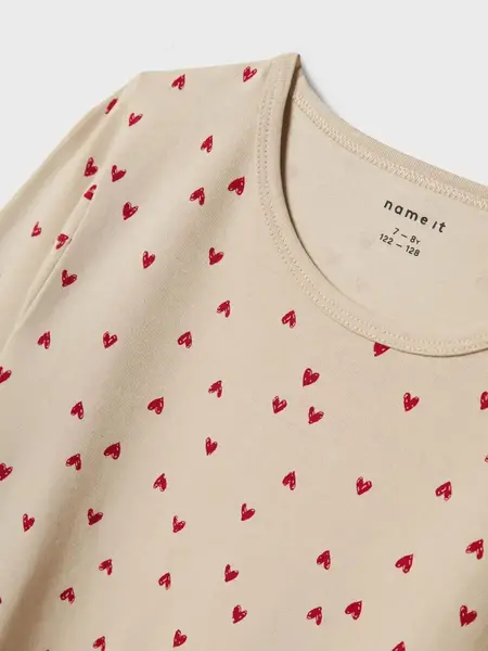 Name it meisjes nachthemd - Peyote Hearts - Maat 122/128