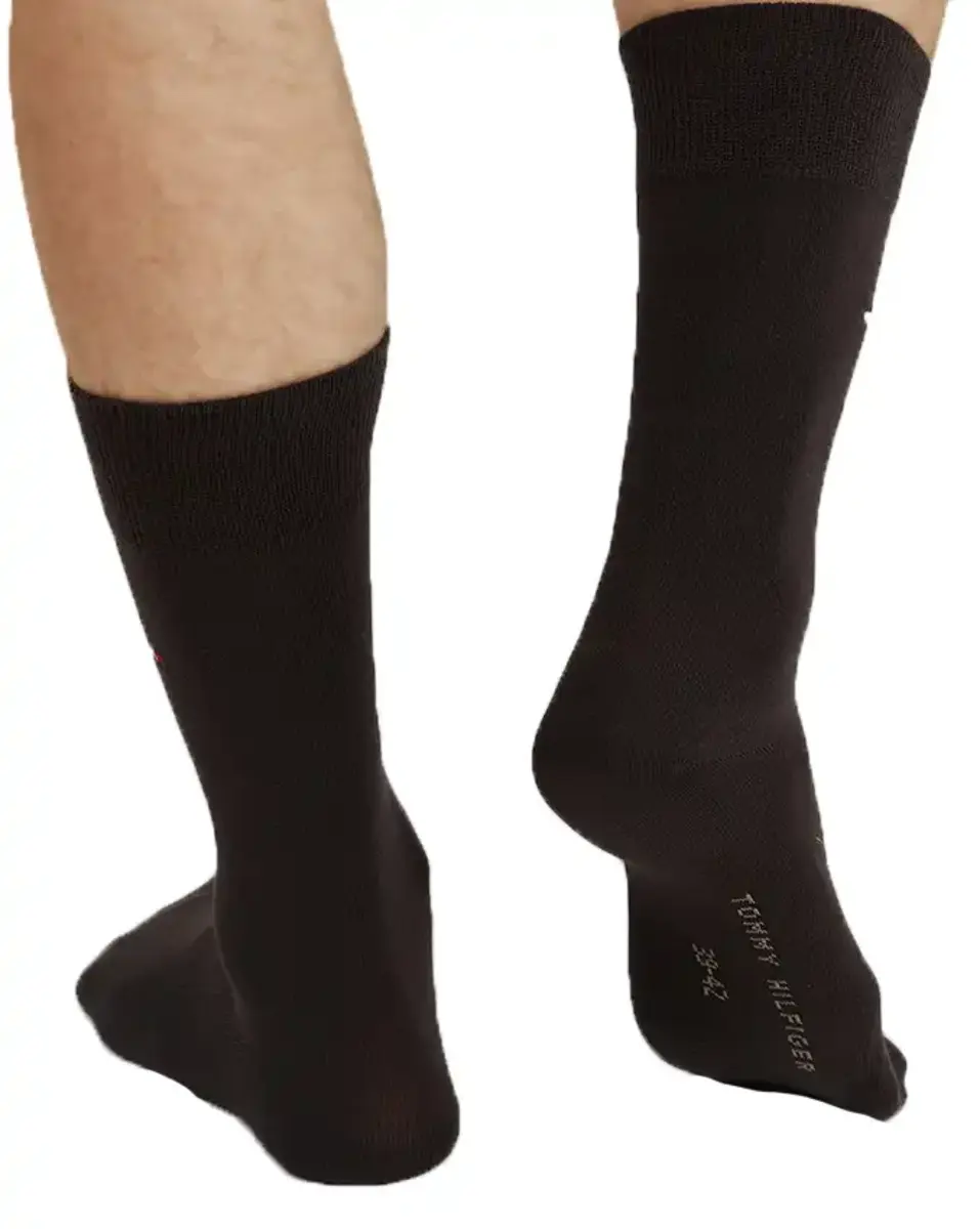 Tommy Hilfiger 2-pack sokken - Hoge Heren viscose sokken Tommy Hilfiger 2-pack sokken - Hoge Heren viscose sokken