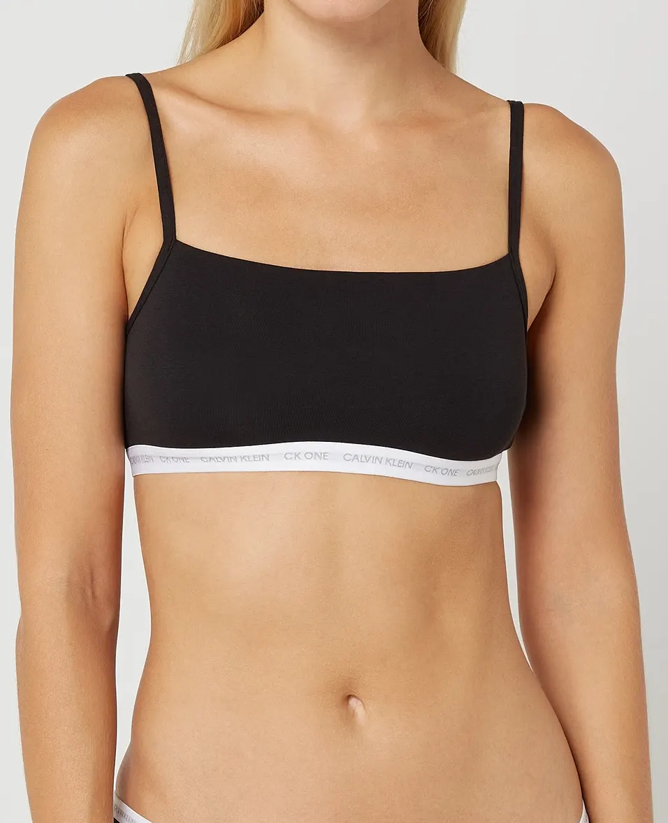Calvin Klein Bralette 2 pack - One Cotton - Dames - Bralette met smalle bandjes Katoenen Bh topje