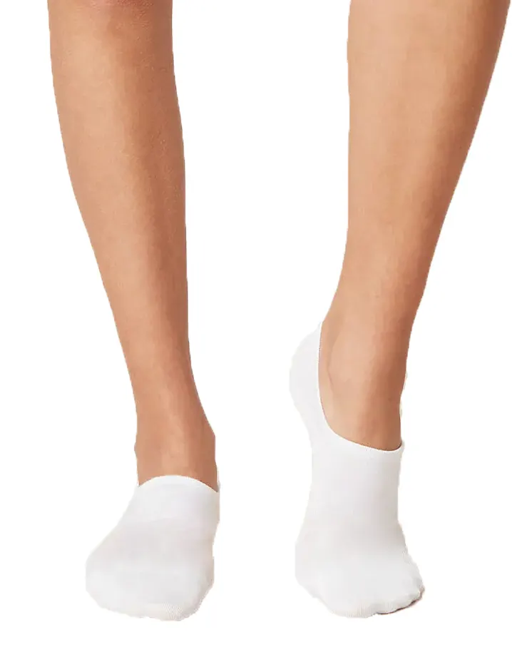 Basset 2-paar onzichtbare Footies bamboe - Lage bamboe sneakersokken - Kousenvoetjes voor dames en heren