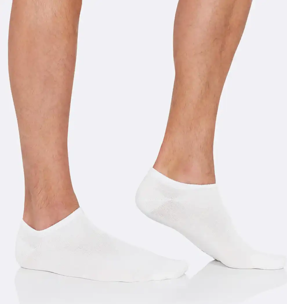 Basset 2-paar sneakersokken bamboe - Zachte bamboe enkelsokken voor dames en heren