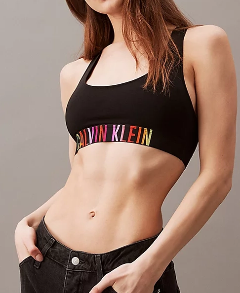 Calvin Klein Bralette dames - Unlined - Katoenen Bh top merk ondergoed - Zonder vulling