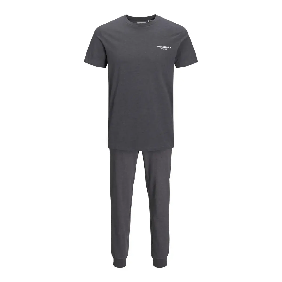 Jack & Jones pyjama heren - Loungewear - Asphalt Jack & Jones pyjama heren - Loungewear - Asphalt