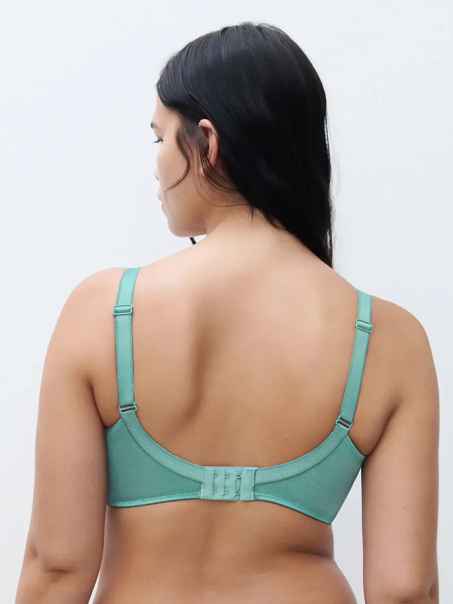 Chantelle Hedona Beugel BH - Blauw - Stevige kanten bh met goede ondersteuning Chantelle Hedona Beugel BH - Blauw - Stevige kanten bh met goede ondersteuning