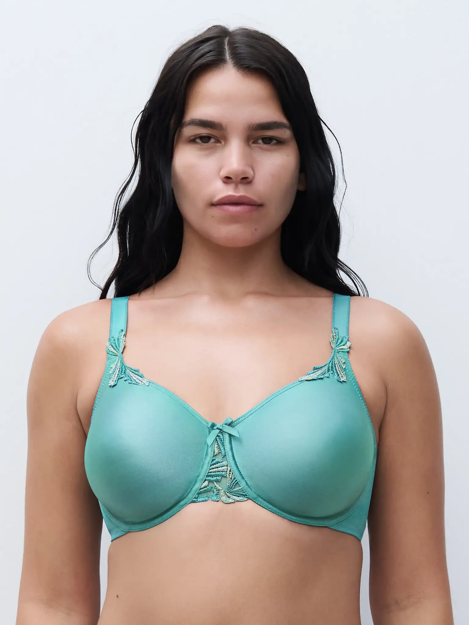 Chantelle Hedona Beugel BH - Blauw - Stevige kanten bh met goede ondersteuning