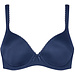 Triumph Perfectly Soft WHP - stevige Voorgevormde beugel Bh met kant - T-shirt bh met gladde cups - Blauw
