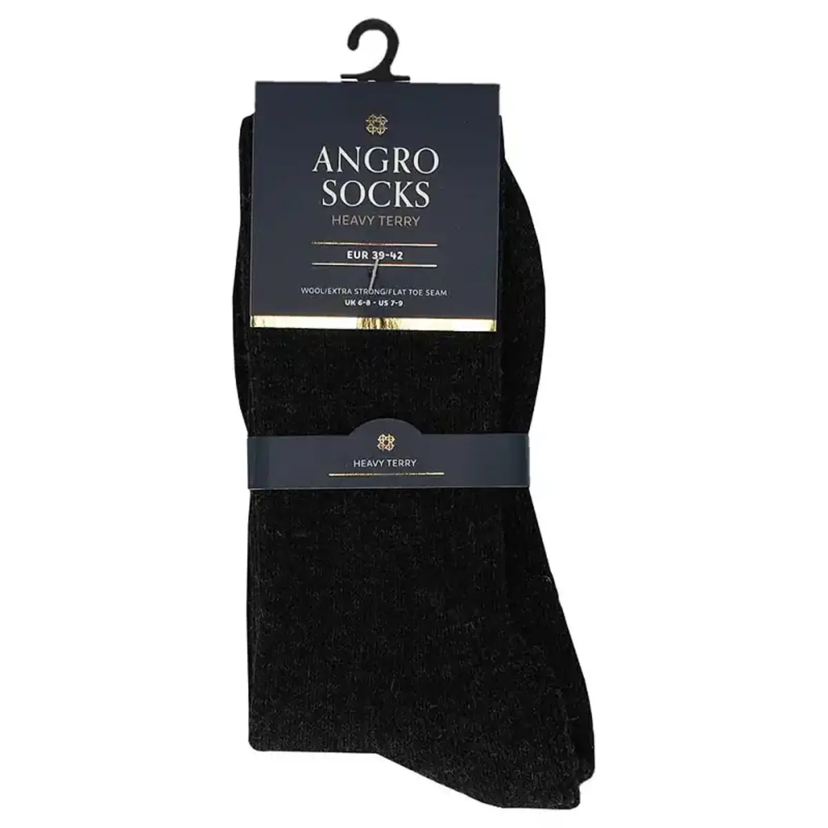 Angro Heren sokken - badstof zool - Heavy Terry - Dikke warme wollen sokken met dikke zool - Stevige werksokken