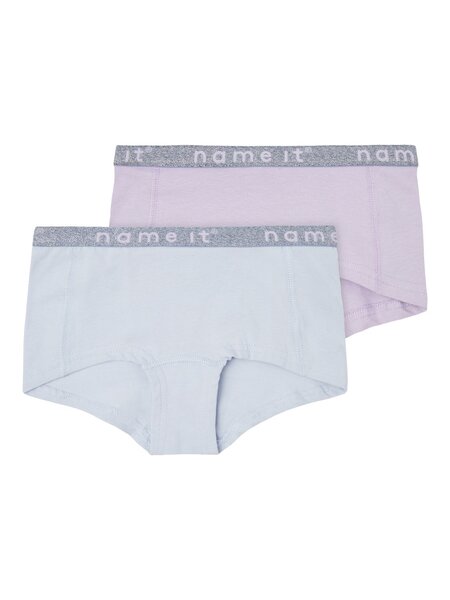 Name it 2-pak meisjes hipster - Organic - Kinder dames onderbroek katoen - Boxershort Name it 2-pak meisjes hipster - Organic - Kinder dames onderbroek katoen - Boxershort