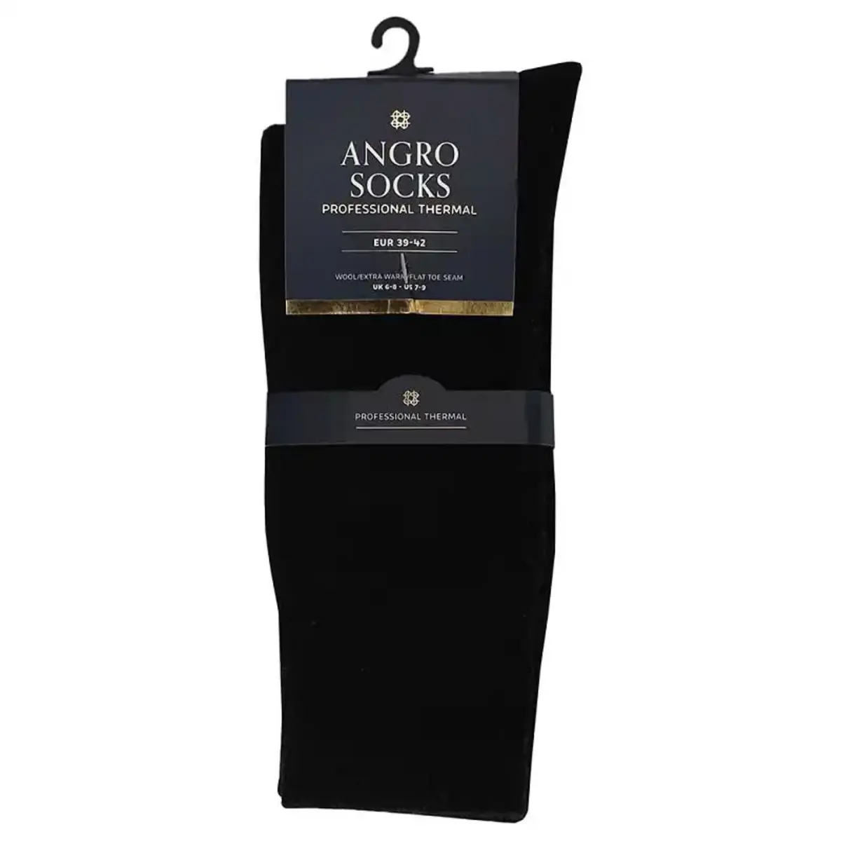 Angro 2-paar heren extra warme dikke wollen sokken - Thermo sokken - Warme stevige wollen sokken