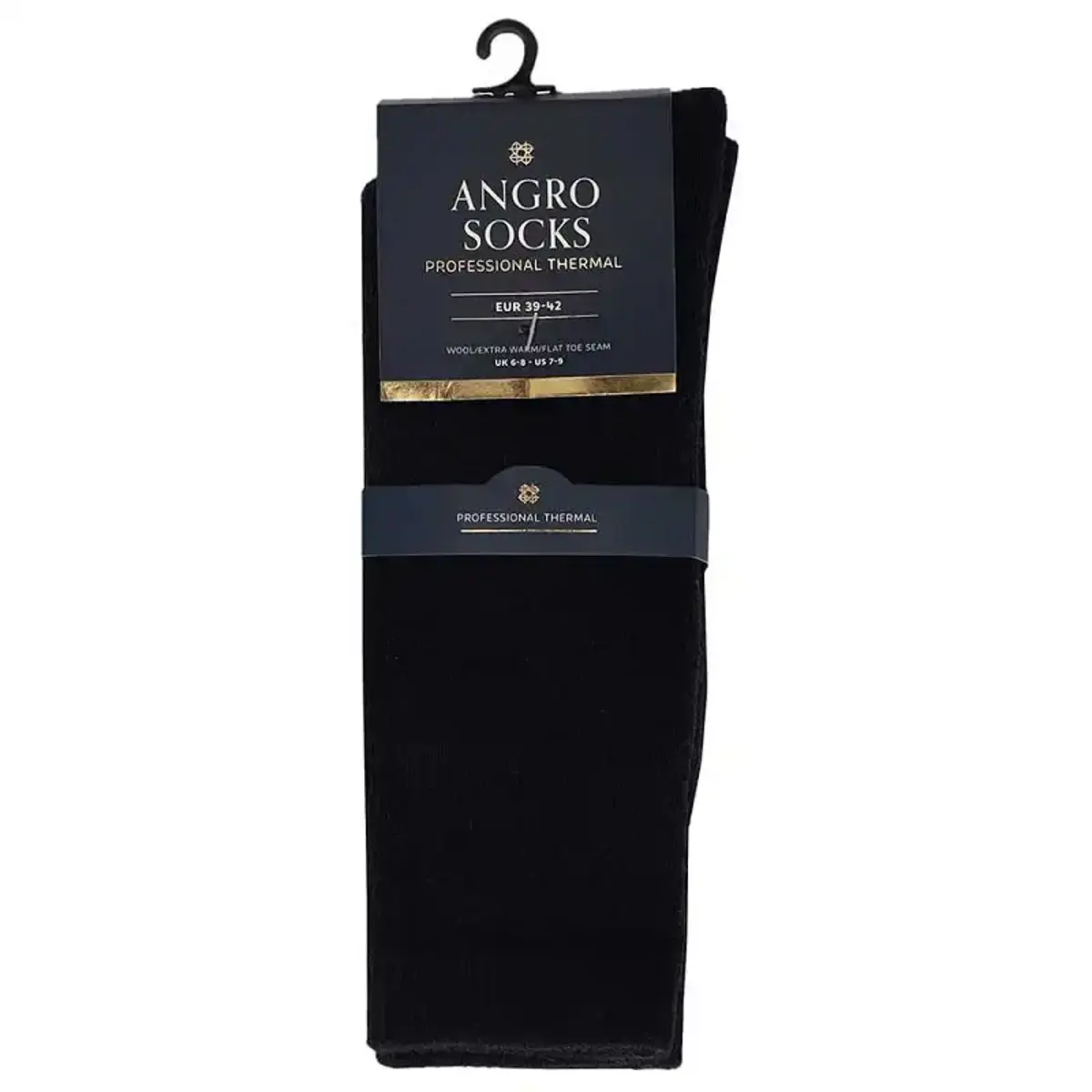 Angro 2-paar heren extra warme dikke wollen sokken - Thermo sokken - Warme stevige wollen sokken