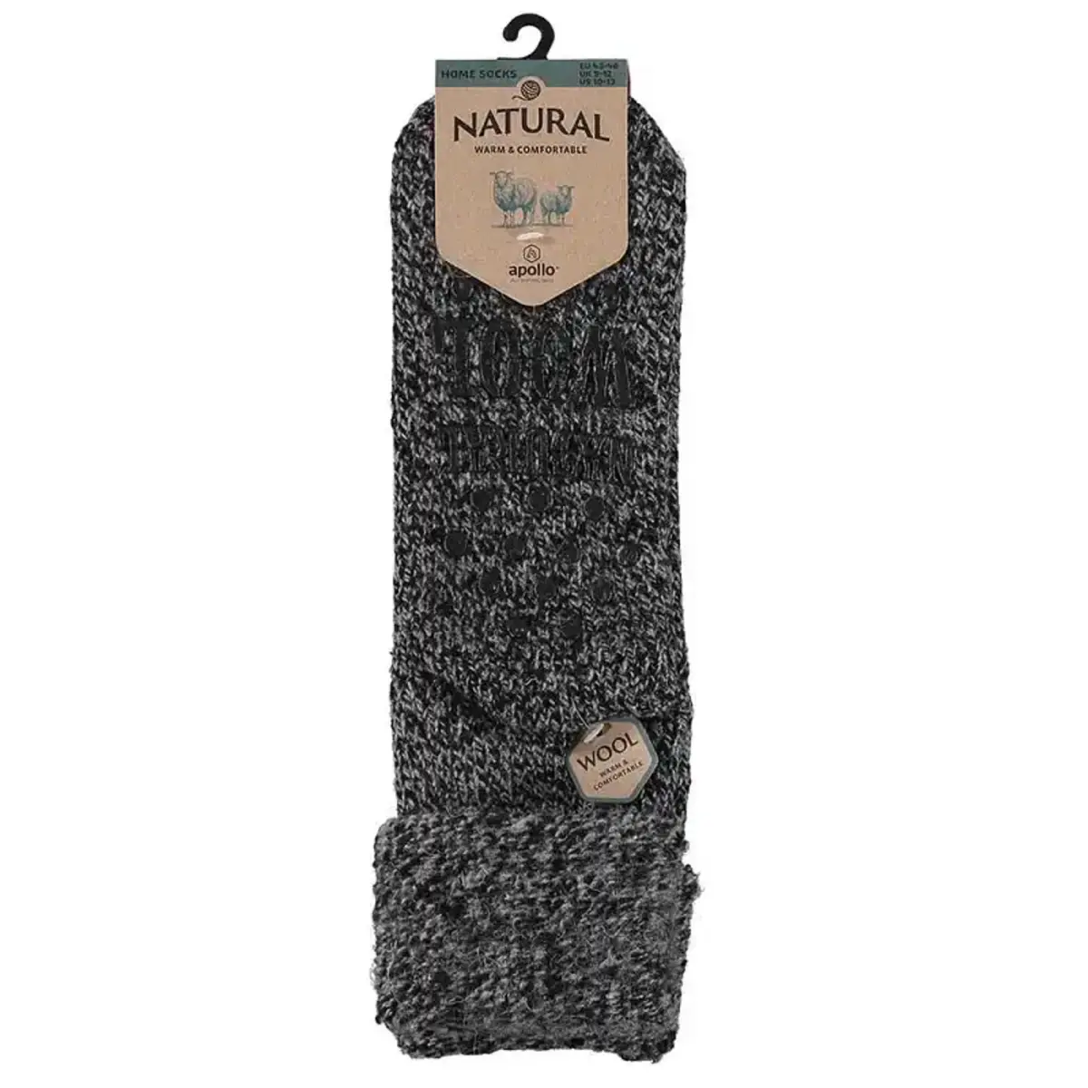 Apollo warme anti slip huissokken - Bedsokken dames en heren - Grip sokken - slaapsokken Apollo warme anti slip huissokken - Bedsokken dames en heren - Grip sokken - slaapsokken