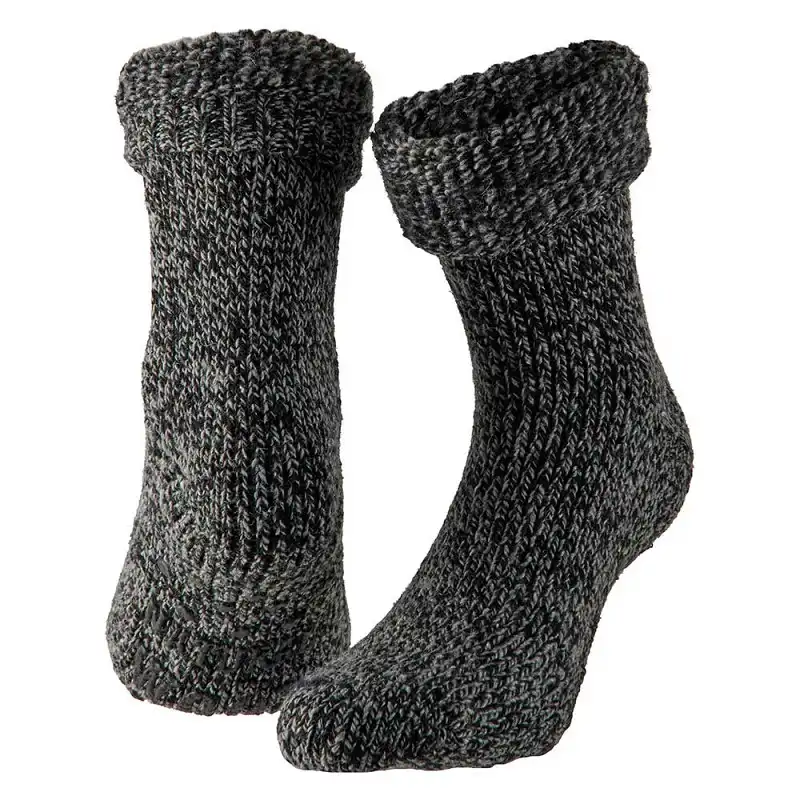 Apollo warme anti slip huissokken - Bedsokken dames en heren - Grip sokken - slaapsokken