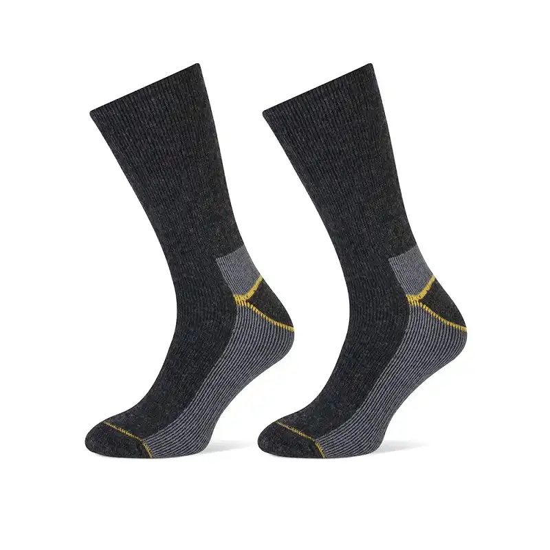 Stapp 2-pack thermo wollen sokken - Yellow - Thermo werksokken heren