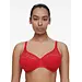 Chantelle Beugel Bh  - Norah - Volledig kant - stevige bh grote maten - T-shirt bh - Rood