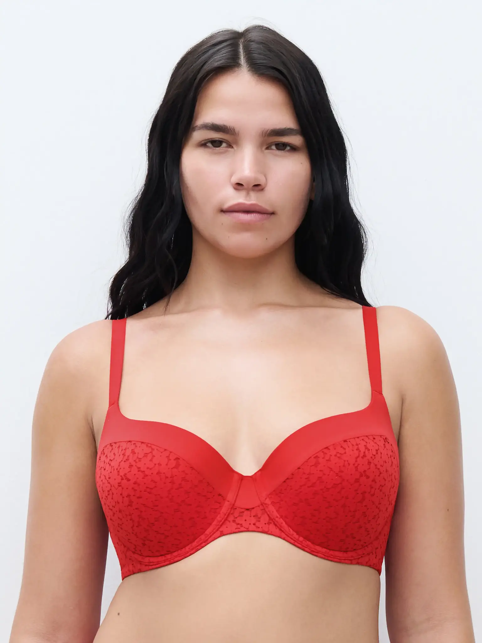 Chantelle T-shirt Beugel Bh - Sepia- Norah -Voorgevormde bh met naadloze cups