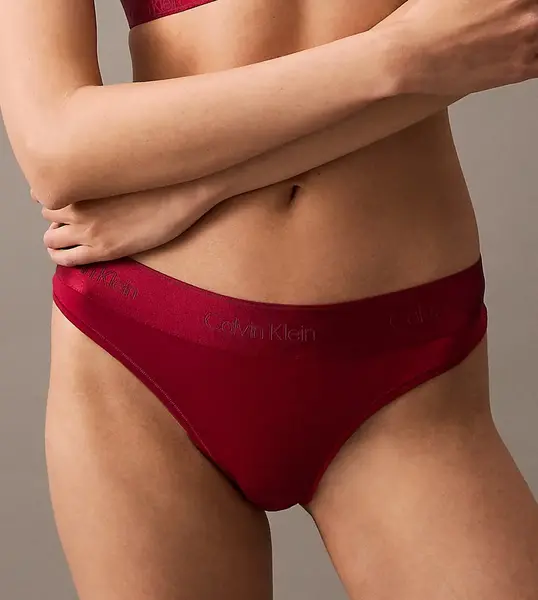 Calvin Klein String - Modern Cotton - Metallic