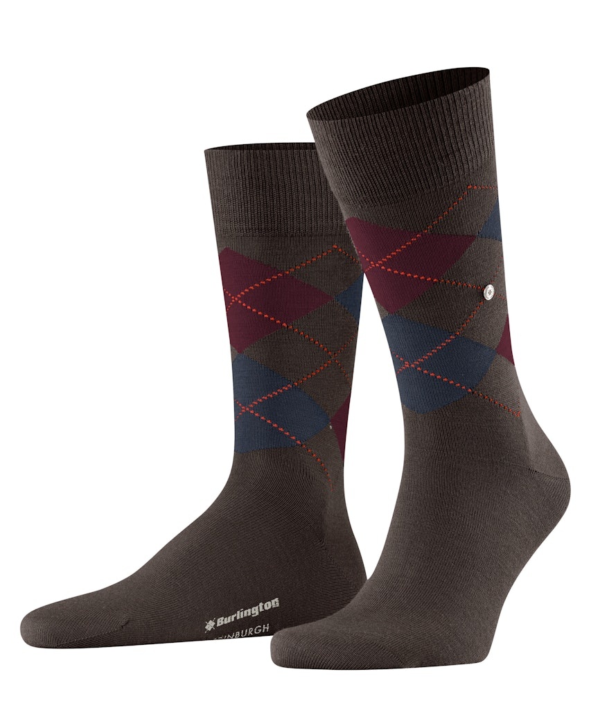 Burlington Wollen Heren sokken - Edinburgh - Merino wollen mannen kousen