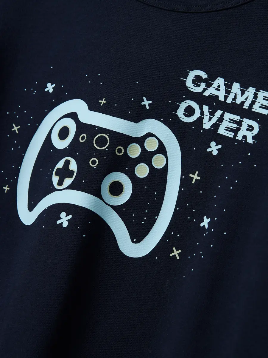 Name it jongens pyjama - ''Game Over'' Katoenen kinder pyjama gaming Name it jongens pyjama - ''Game Over'' Katoenen kinder pyjama gaming